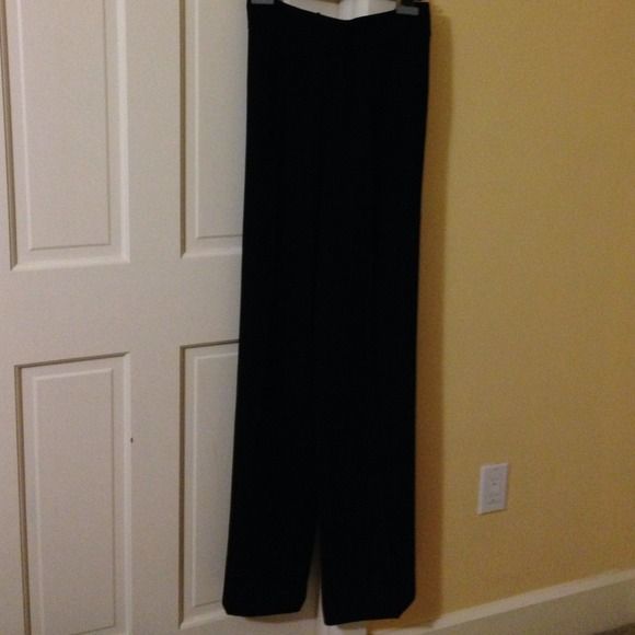 Carolina Herrera Black Polyester Side Zip Pant NWT - Picture 5 of 10